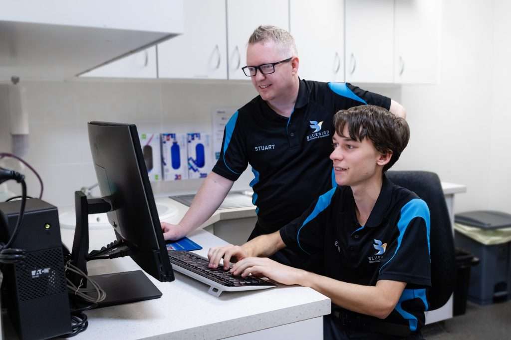 Bluebird IT technicians providing IT support for a WA healthcare provider